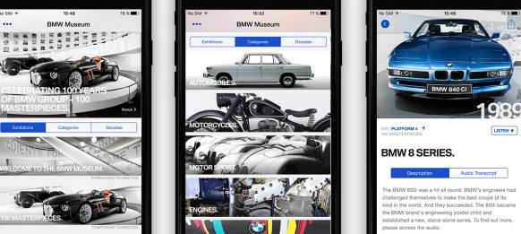 BMW Museum App Interface