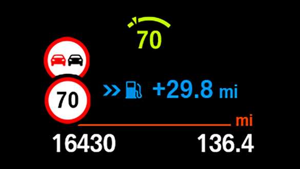 Información del Límite de Velocidad.